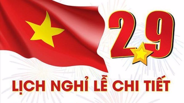 LỊCH NGHỈ LỄ QUỐC KHÁNH NĂM 2024