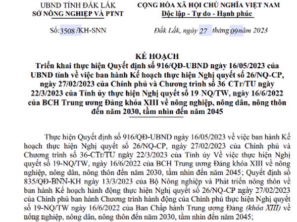 KẾ HOẠCH: Triển khai thực hiện Quyết định số 916/QĐ-UBND ngày 16/05/2023 của UBND tỉnh về việc ....