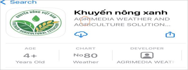 Hướng dẫn cài đặt ứng dụng Moblie app “Khuyến nông xanh”