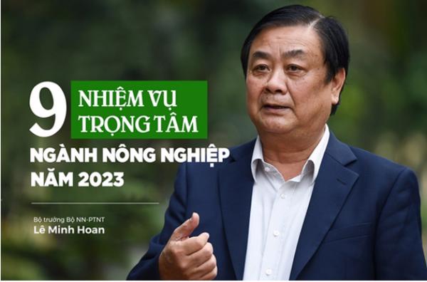 9 NHIỆM VỤ TRỌNG TÂM NGÀNH NÔNG NGHIỆP NĂM 2023