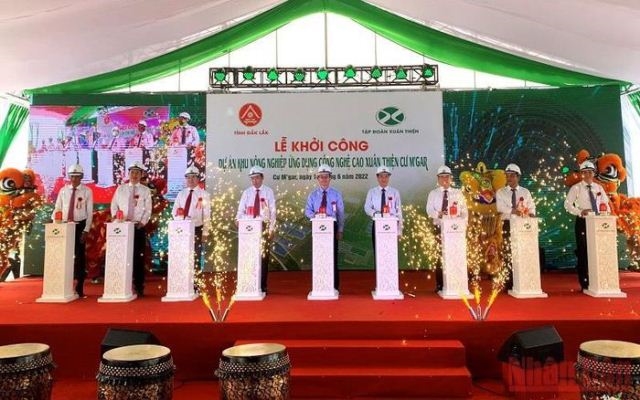 Khởi công dự án khu nông nghiệp ứng dụng công nghệ cao ở Đắk Lắk 