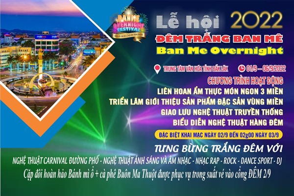 THÔNG CÁO BÁO CHÍ Lễ hội “Đêm Trắng Ban Mê” năm 2022